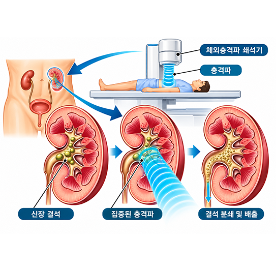 체외충격파쇄석술 원리