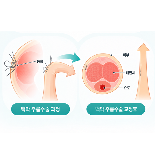 백막 주름 봉합술